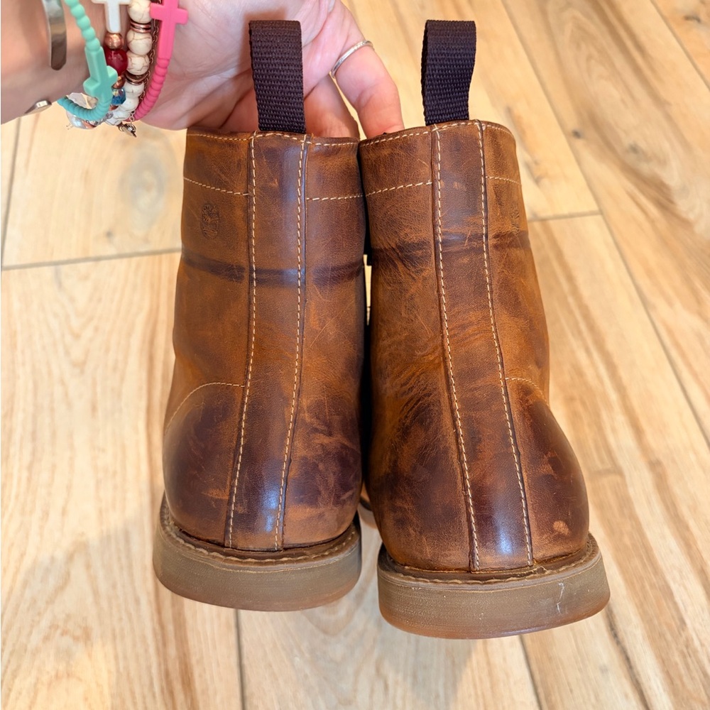 Timberland Brown Leather Boots - Picture 6 of 7